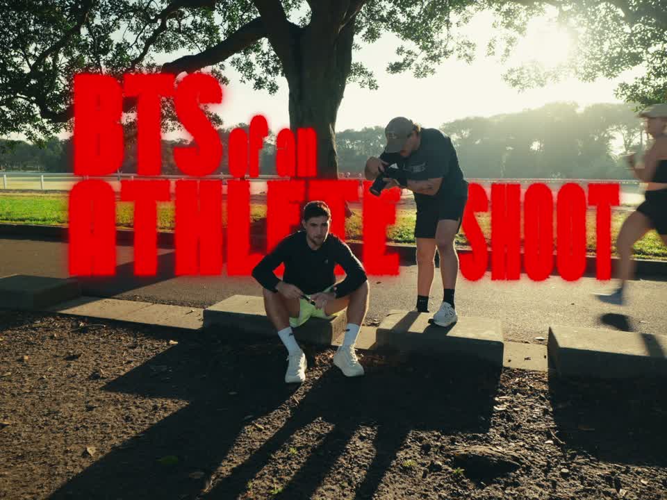 BTS of an Athlete Shoot